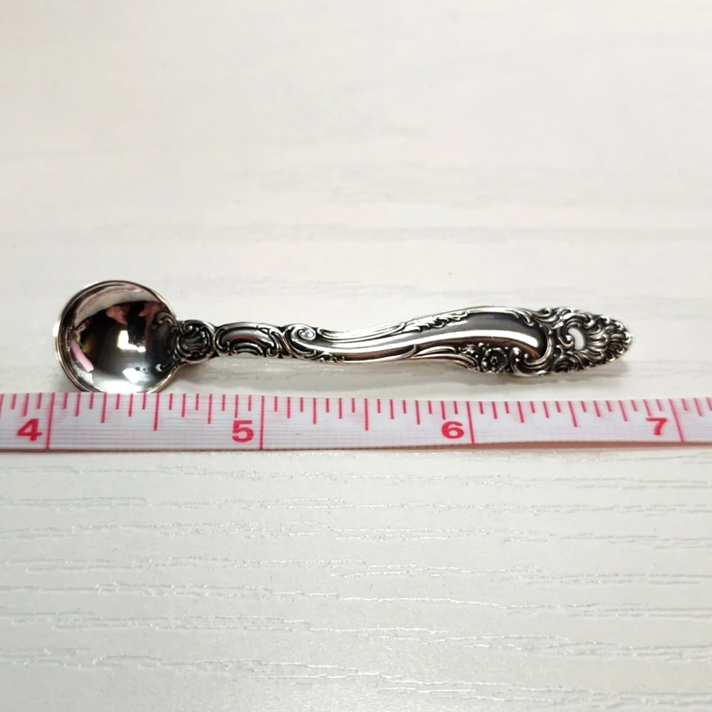 Vintage Gorham Sterling Silver Spoon Brooch Pin 1953 Décor pattern Decor - Picture 10 of 12